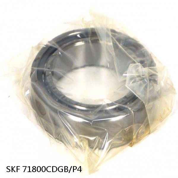71800CDGB/P4 SKF Super Precision,Super Precision Bearings,Super Precision Angular Contact,71800 Series,15 Degree Contact Angle