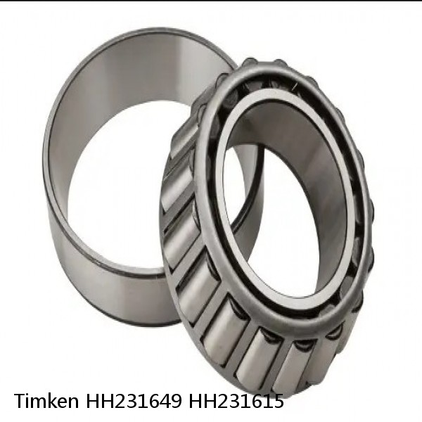 HH231649 HH231615 Timken Tapered Roller Bearings