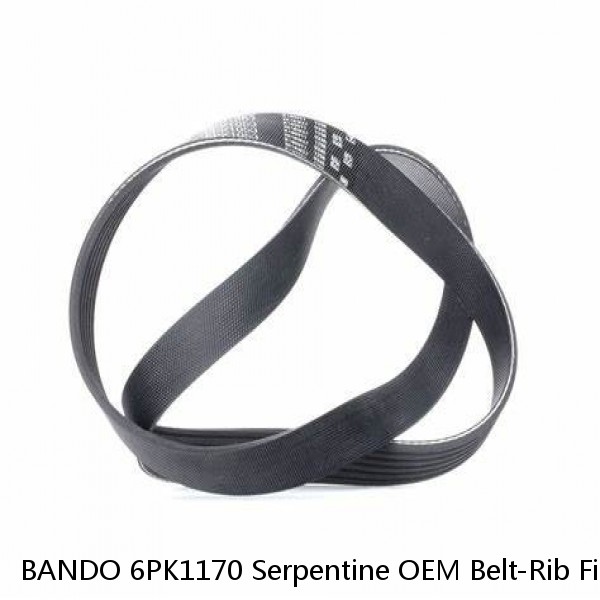 BANDO 6PK1170 Serpentine OEM Belt-Rib Fits ACURA MDX,RLX,TLX 2014-2015, HONDA ++