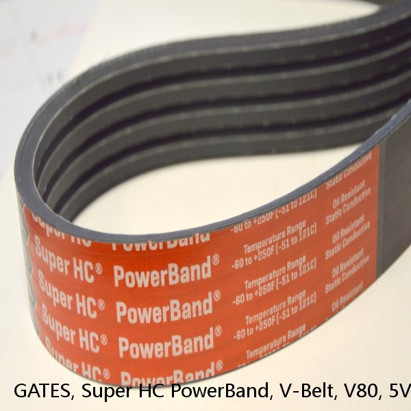 GATES, Super HC PowerBand, V-Belt, V80, 5VX930
