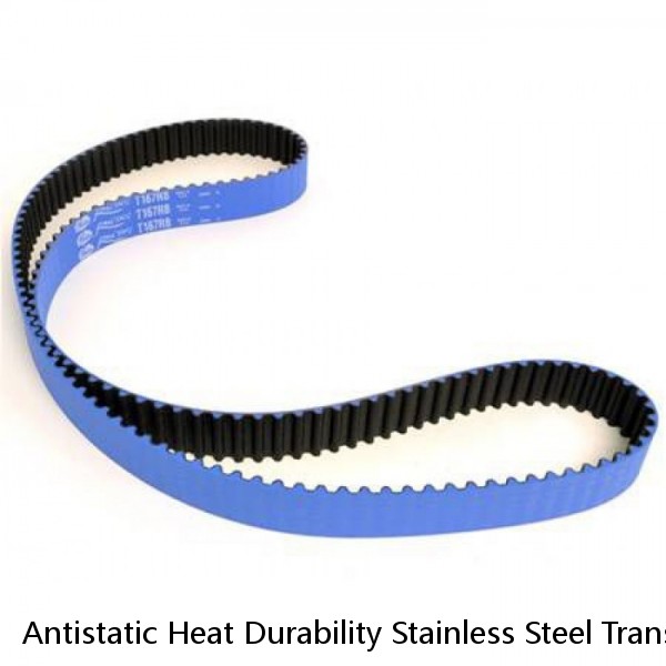 Antistatic Heat Durability Stainless Steel Transmission Welding Coated Timing Pulley Belt