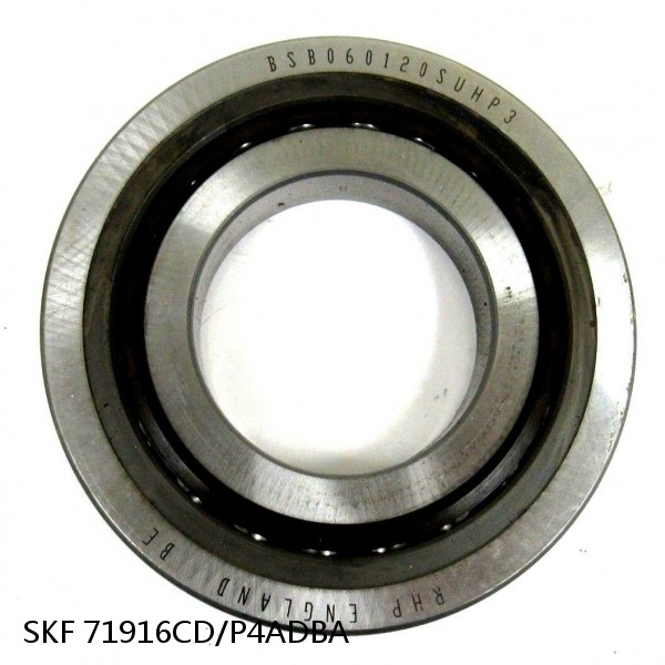 71916CD/P4ADBA SKF Super Precision,Super Precision Bearings,Super Precision Angular Contact,71900 Series,15 Degree Contact Angle