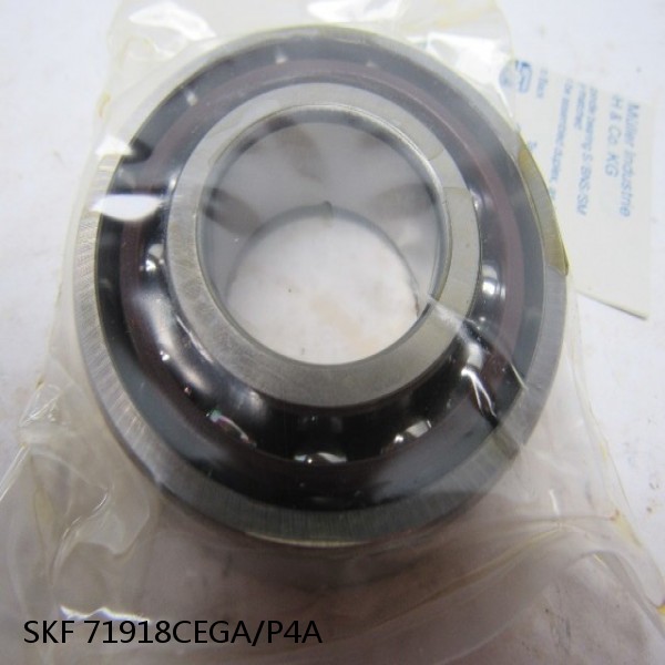 71918CEGA/P4A SKF Super Precision,Super Precision Bearings,Super Precision Angular Contact,71900 Series,15 Degree Contact Angle