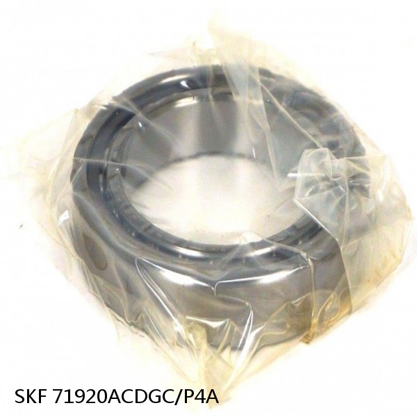 71920ACDGC/P4A SKF Super Precision,Super Precision Bearings,Super Precision Angular Contact,71900 Series,25 Degree Contact Angle