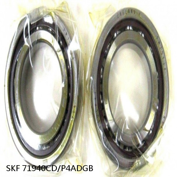 71940CD/P4ADGB SKF Super Precision,Super Precision Bearings,Super Precision Angular Contact,71900 Series,15 Degree Contact Angle