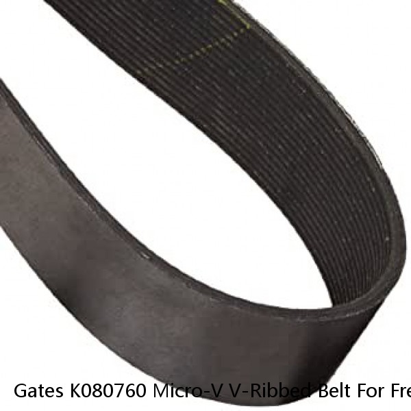 Gates K080760 Micro-V V-Ribbed Belt For Freightliner Condor 2001-2002