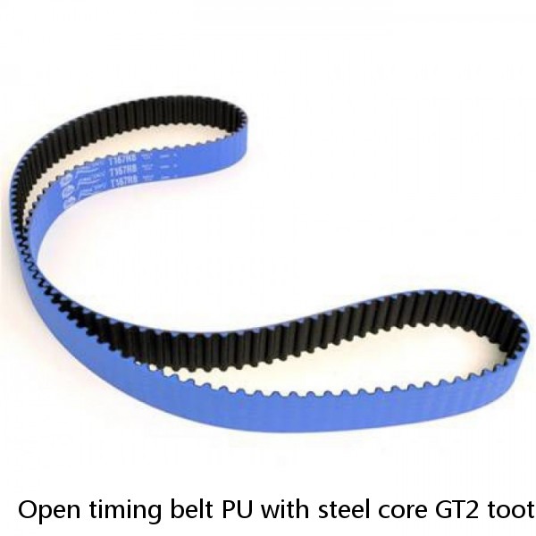 Open timing belt PU with steel core GT2 tooth type 6mm belt width timing belt work with timing pulley for 3D printer